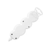 Przedłużacz 3-krotny 2P+Z (Schuko), 3m H05VV-F 3x1,5mm2, Imax=16A, płaska wtyczka, biały ES-4(GS)/W/3 ORNO