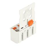 Gniazdo picoMAX raster 7,5mm 4‑biegunowe z płytką uchwytową i suwakiem 2092‑3104/002‑000 /100szt./ WAGO
