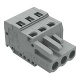 Gniazdo MCS‑MIDI Classic 3‑biegunowe szare raster 5mm 231‑103/026‑000 /100szt./ WAGO