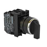 Przycisk pokrętny 2NO, stabilny, pozycje 2-0-1