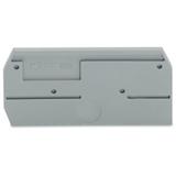 ścianka końcowa szara