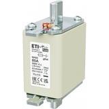 Wkładka topikowa NH do ochrony akumulatorów, magazynów energii DC NH00 gBat 80A 550V DC 004110216 ETI
