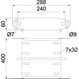 PIONOWY ELEMENT ŁUKU 60X400MM