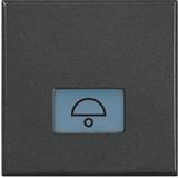 AXOLUTE - KLAWISZ  DZWONEK  2 MODUŁY ANTRACYT, Bticino