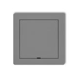 DECO Ramka pośrednia z zaślepką szary mat