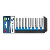 Zestaw nasadek długich 1/4", 8 szt.