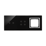 Simon 54 Touch Panel dotykowy S54 Touch 3 moduły 2 pola dotykowe poziome + 4 pola dotykowe + 1 otwór na osprzęt S54 księżycowa lawa DSTR3240/74 KONTAKT