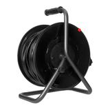 Przedłużacz bębnowy, 4 gniazda 2P+Z Schuko, kabel PVC H05VV-F 3x1,5mm2, długość - 50m, STAŁE GNIAZDA