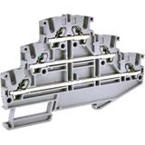 ESH-EFT.2 Złączka sprężynowa 3-poziomowa 2,5mm2 PUSH-IN (szara)
