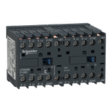 Stycznik nawrotny, TeSys K, 9A, 3P, 1NC, cewka 24VDC, nóżki lutownicze