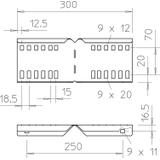 LWVG 110, ŁĄCZNIK KĄTOWY 110MM VA ŚRUBA