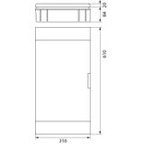 Rozdzielnica SRp-36/BM biała multimedialna podtynkowa IP40 2.137 OPATÓWEK