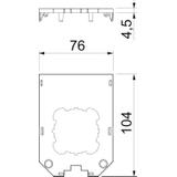 UT34 D1, Ramka montażowa