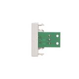 Simon Connect Płytka K45/2 gniazda S-Video 225x45mm+wkład z. śrub. czysta biel