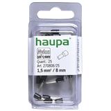 HTI  - 1,5/8 końc. tulejkowa  izol czarna ( 25 szt w opakowaniu)