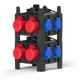 ROZDZIELNICA PRZENOŚNA Z TWORZYWA TYPU „NYSA”  Wejście 16/3-GS+2M wyjście 7xGS  IP44