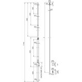 Maszt dł. 11m z HVI power fi 27 mm o dł. min. 10 m, czarny, zestaw