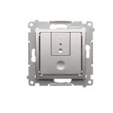 Simon 54 Ściemniacz dwuprzyciskowy 40–500 W (300 VA) srebrny mat D75310.01/43 KONTAKT