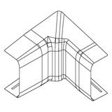 tehalit.ateha Kąt wewnętrzny do kanału 12x20, biały