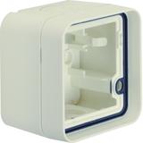 BERKER W.1 Adapter natynkowy pojedyncza IP55 biały 6118913502 HAGER