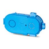 SE2x60 ,  Puszka do istalacji elementów elektronicznych, podtynkowa, szeregowa, niebieski