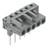 Gniazdo MCS‑MIDI Classic kątowe 5‑biegunowe szare raster 5mm 232‑235/005‑000 /100szt./ WAGO
