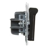 SUNO - Gniazdo 2P+Z IP44 - 16 A - 250 V~ - zaciski automatyczne - z przesłoną, Czarny, Legrand