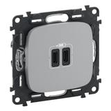 VALUR:AL ŁADOW 2XUSB TYP C 3A, Legrand