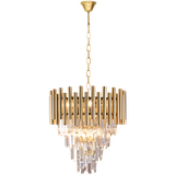 lampa wisząca Madison 9xE14 złota ML5992 Milagro