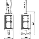 JEDNOSTKA ZASILAJĄCA 140X140X352