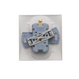 Simon 54 Gniazdo z/u podwójne z funkcją niezm. faz16A z. śrub. monoblok biały