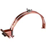 Wspornik dachowy z DEHNgrip, wys. 20 mm, stal nierdzewna NIRO miedziowany, NIRO/gal Cu