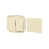 NOWE PLEXO - ŁĄCZNIK TYP TRANSFORMER MECHANIZM 10 AX - 250 V PIASKOWY 069809L LEGRAND