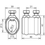 Zacisk probierczy - mufa do drutu 7-10/16 mm, ZG