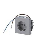 FUTURE Gniazdo SCHUKO Światło nocne orientacyjne, Z dolnym podświetleniem LED aluminiowo srebrny 2CKA002013A5293 ABB