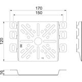 MP UNI, PŁYTKA MONTAŻOWA UNIWERSALNA FS