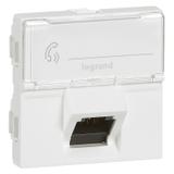M45: 2M 1Xrj45 Kat. 6A Utp Białe 45° 076509 LEGRAND