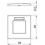 AR45-BSF1 RW, Ramka Modul 45, pojedyncza