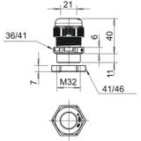 V-TEC VM32+ OR, Dławik kablowy