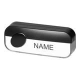 Przycisk dzwonkowy przewodowy, czarny