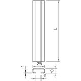 2061, SZYNY PROFIL.PEŁNE 2M CZAR.