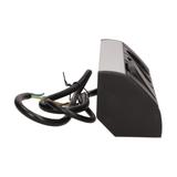 Gniazdo meblowe 2x2P+Z z wyłącznikiem, schuko, czarno-srebrne OR-GM-9002/B-G(GS) ORNO
