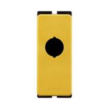 M22-FIY1 Obudowa natynkowa płytka 1 otwór 22mm żółta 197231 EATON