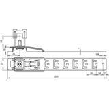 Wspornik dachowy UNIgrip, wys. 20 mm, do drutu, stal nierdz. NIRO