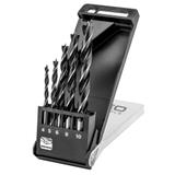 Wiertło do drewna spiralne, 4.0 - 10 mm, zestaw 5 szt.