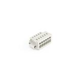 Gniazdo MCS‑MINI Classic 6‑biegunowe jasnoszare raster 3,5mm 734‑106/107‑000 /50szt./ WAGO