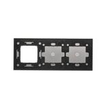 Simon 54 Touch Panel dotykowy S54 Touch 3 moduły 1 pole dotykowe + 1 pole dotykowe + 1 otwór na osprzęt S54 srebrna mgła DSTR3110/71 KONTAKT