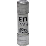 CH10x38 gG 20A/500V Wkładka topikowa cylindryczna 002651020 ETI