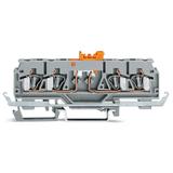 złączka rozłączalna 4-przewodowa 2,5 mm2 nóż rozłączający szary