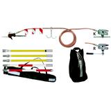 Zestaw uziemiający kolejowy, dł. 12 m, z drążkiem składanym